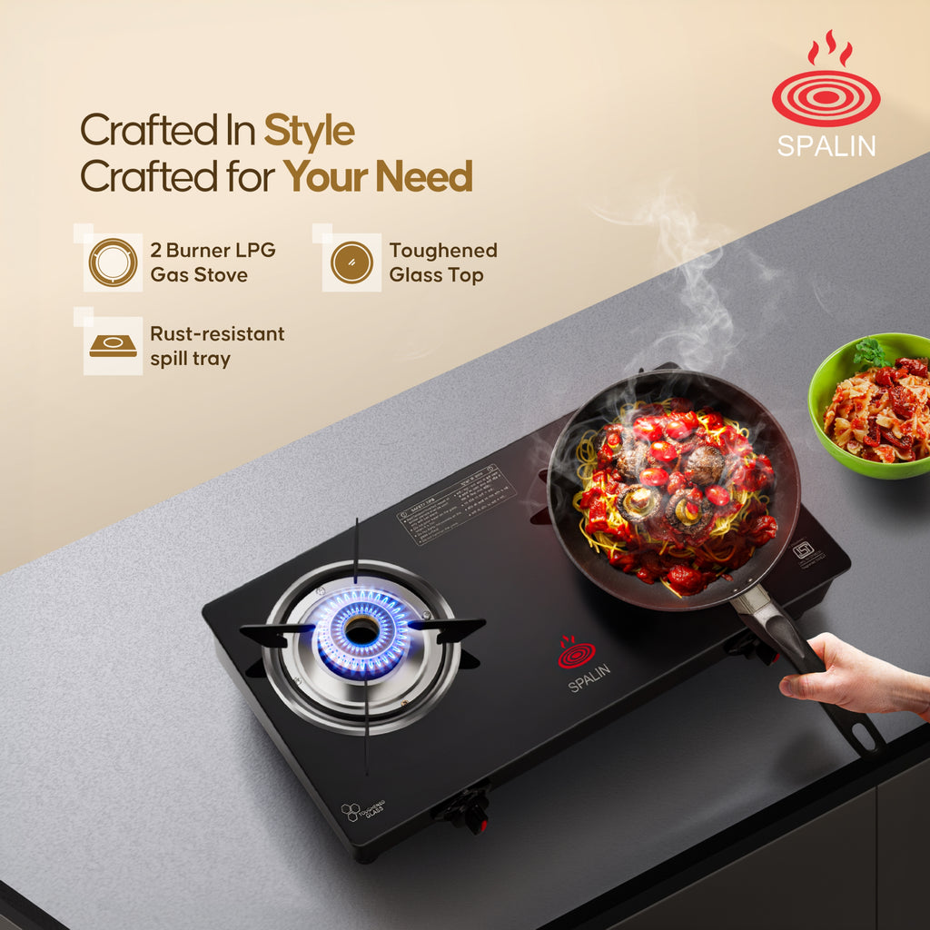 2 Burner Gas Stove — Automatic