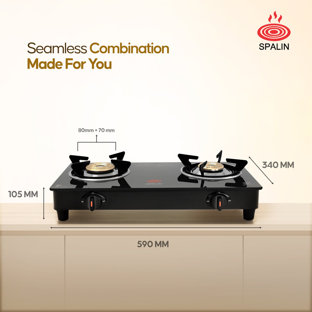 2 Burner Gas Stove — Automatic