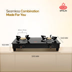 2 Burner Gas Stove — Automatic
