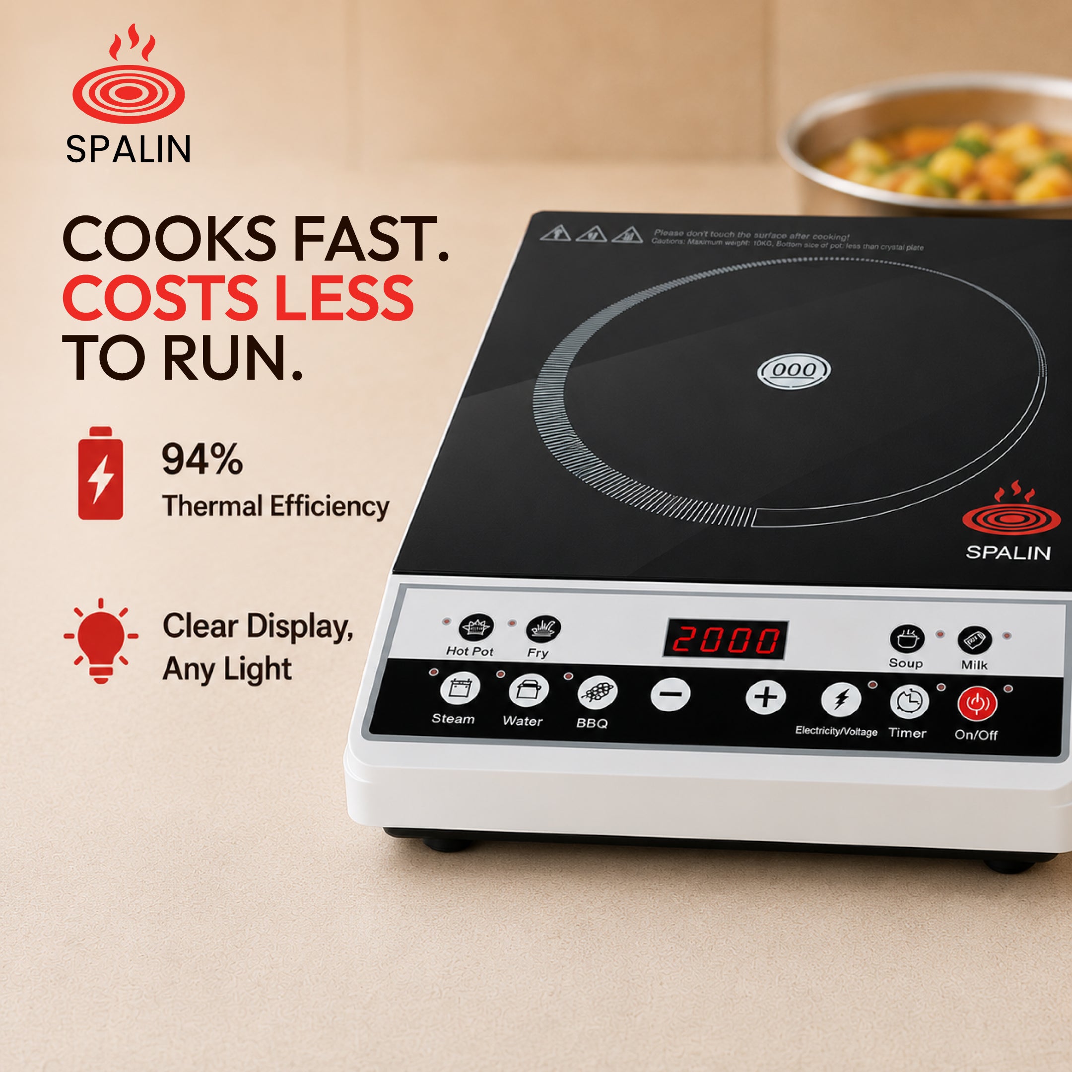 CHEFPRO PLUS INDUCTION COOKTOP