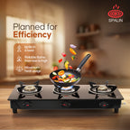 3 BURNER GAS STOVE — AUTOMATIC
