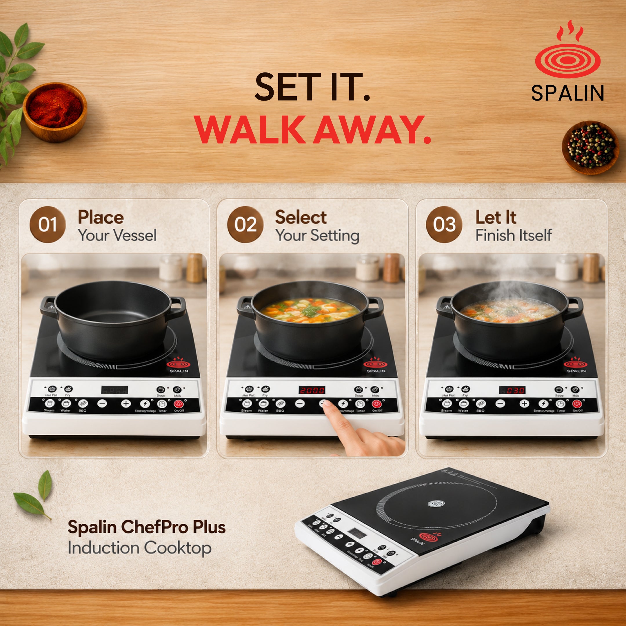 CHEFPRO PLUS INDUCTION COOKTOP