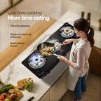 3 BURNER GAS STOVE — AUTOMATIC