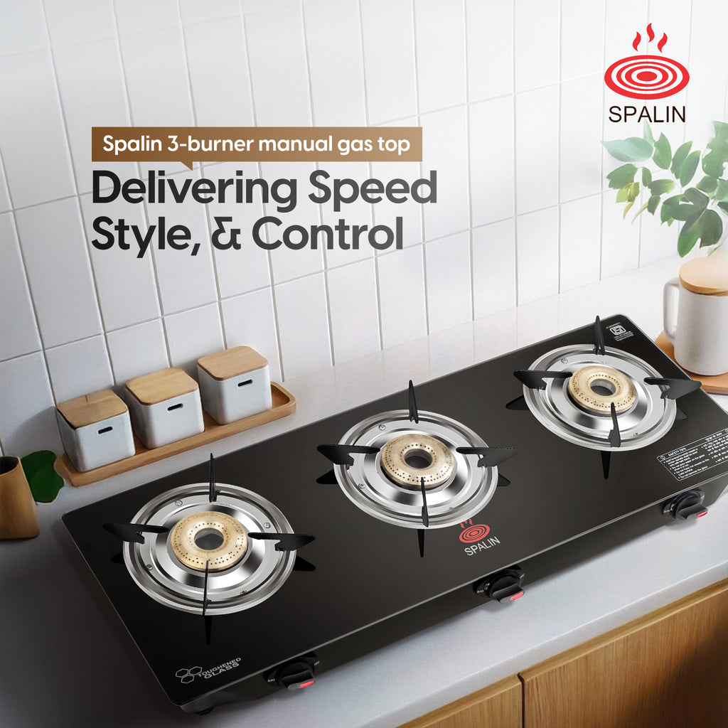 3 BURNER GAS STOVE — MANUAL