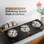3 BURNER GAS STOVE — MANUAL
