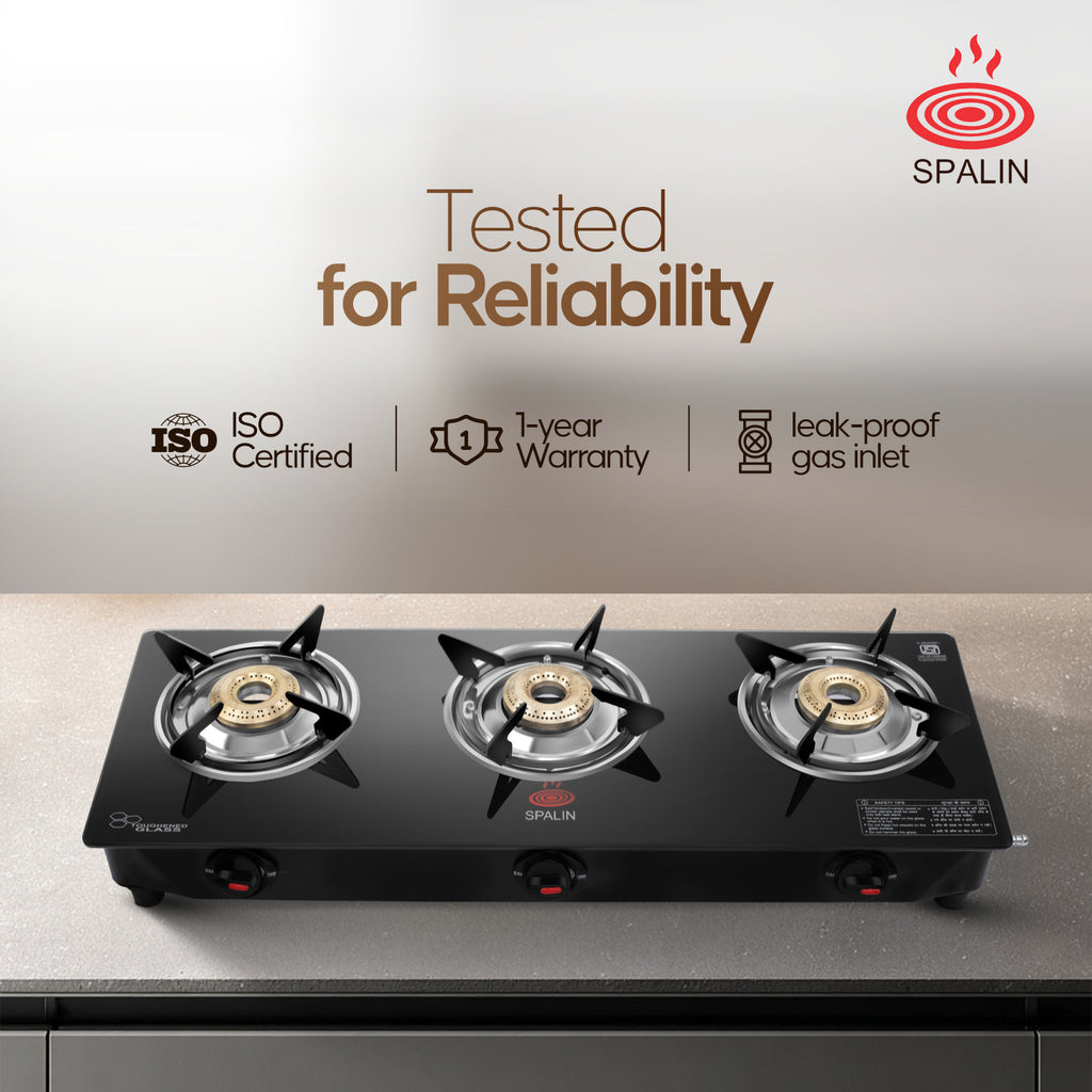 3 BURNER GAS STOVE — MANUAL